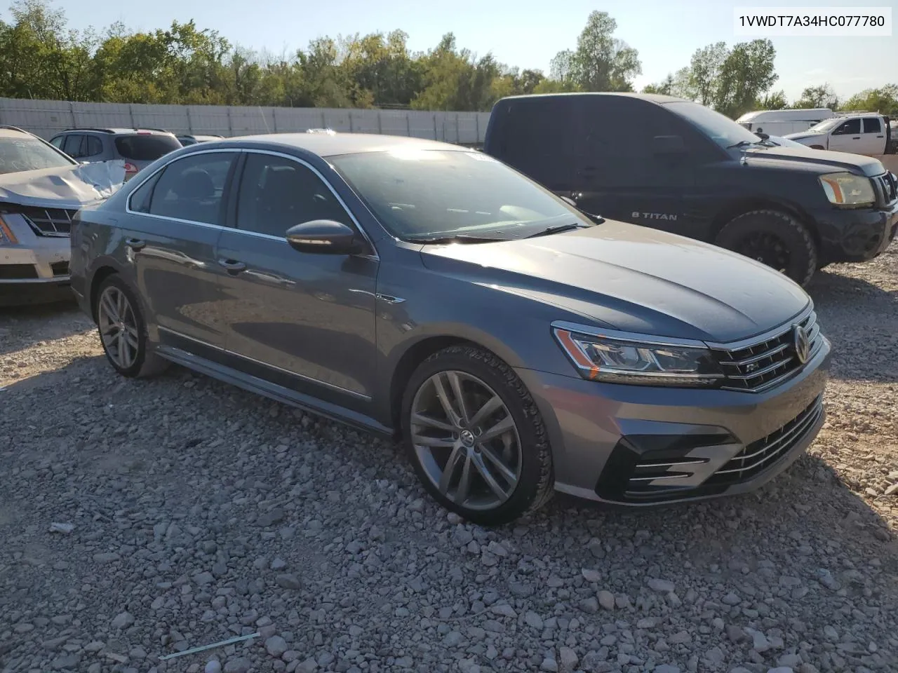 2017 Volkswagen Passat R-Line VIN: 1VWDT7A34HC077780 Lot: 75270504