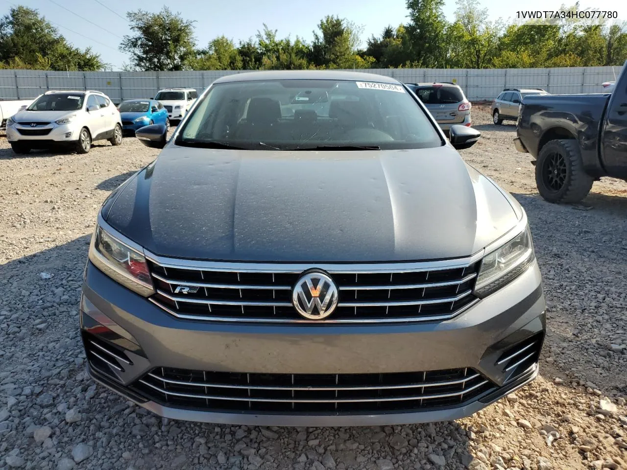 2017 Volkswagen Passat R-Line VIN: 1VWDT7A34HC077780 Lot: 75270504