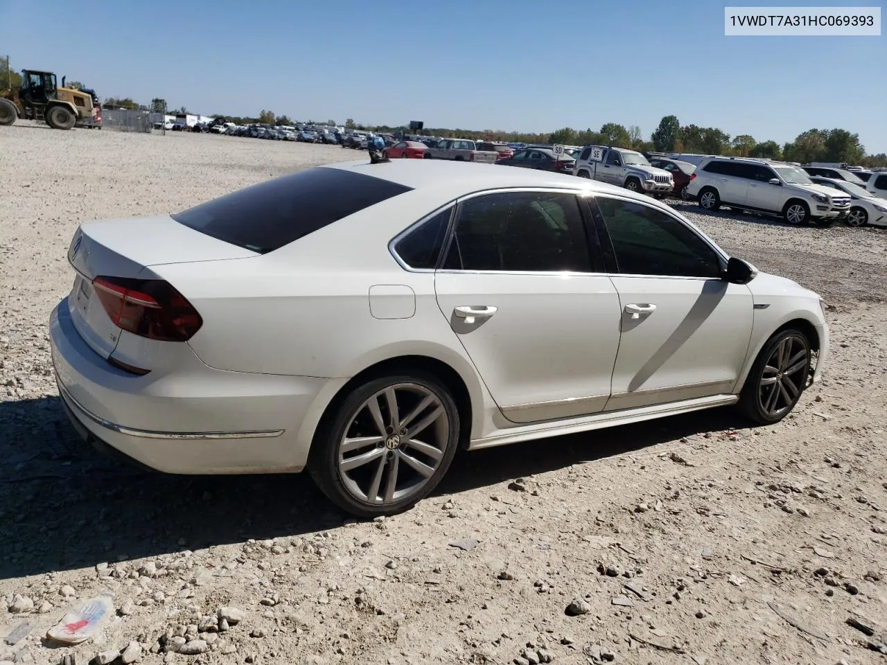 2017 Volkswagen Passat R-Line VIN: 1VWDT7A31HC069393 Lot: 75513444