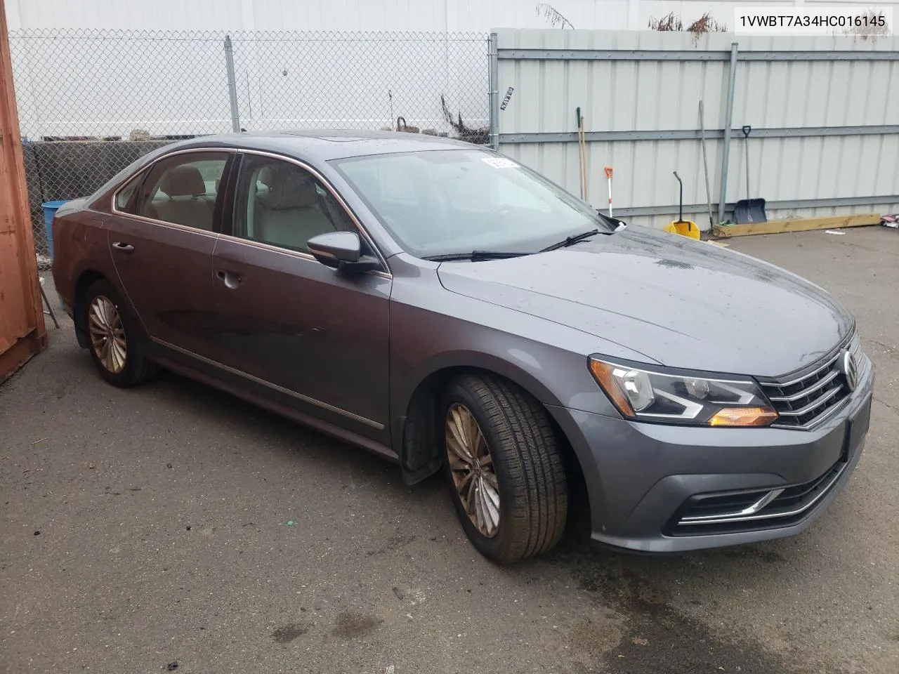 2017 Volkswagen Passat Se VIN: 1VWBT7A34HC016145 Lot: 75552804