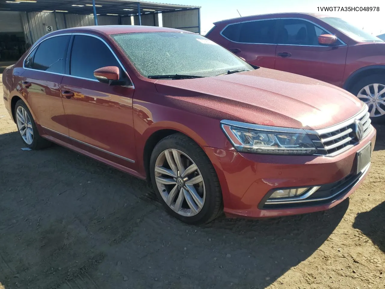 2017 Volkswagen Passat Se VIN: 1VWGT7A35HC048978 Lot: 75745094