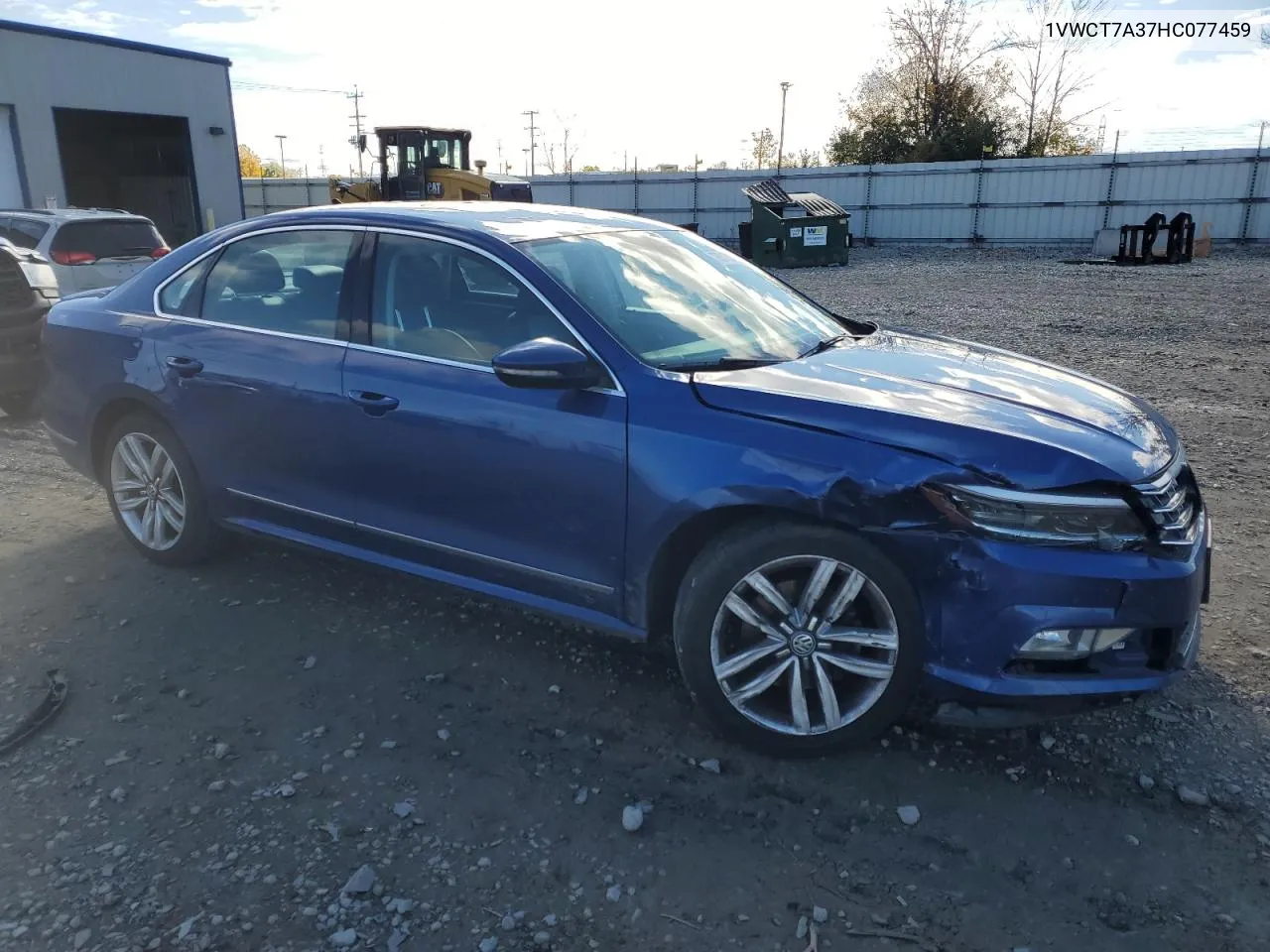 2017 Volkswagen Passat Sel Premium VIN: 1VWCT7A37HC077459 Lot: 76312324