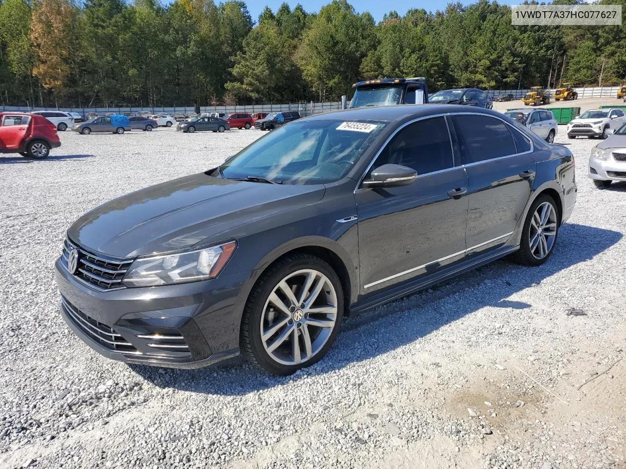 1VWDT7A37HC077627 2017 Volkswagen Passat R-Line