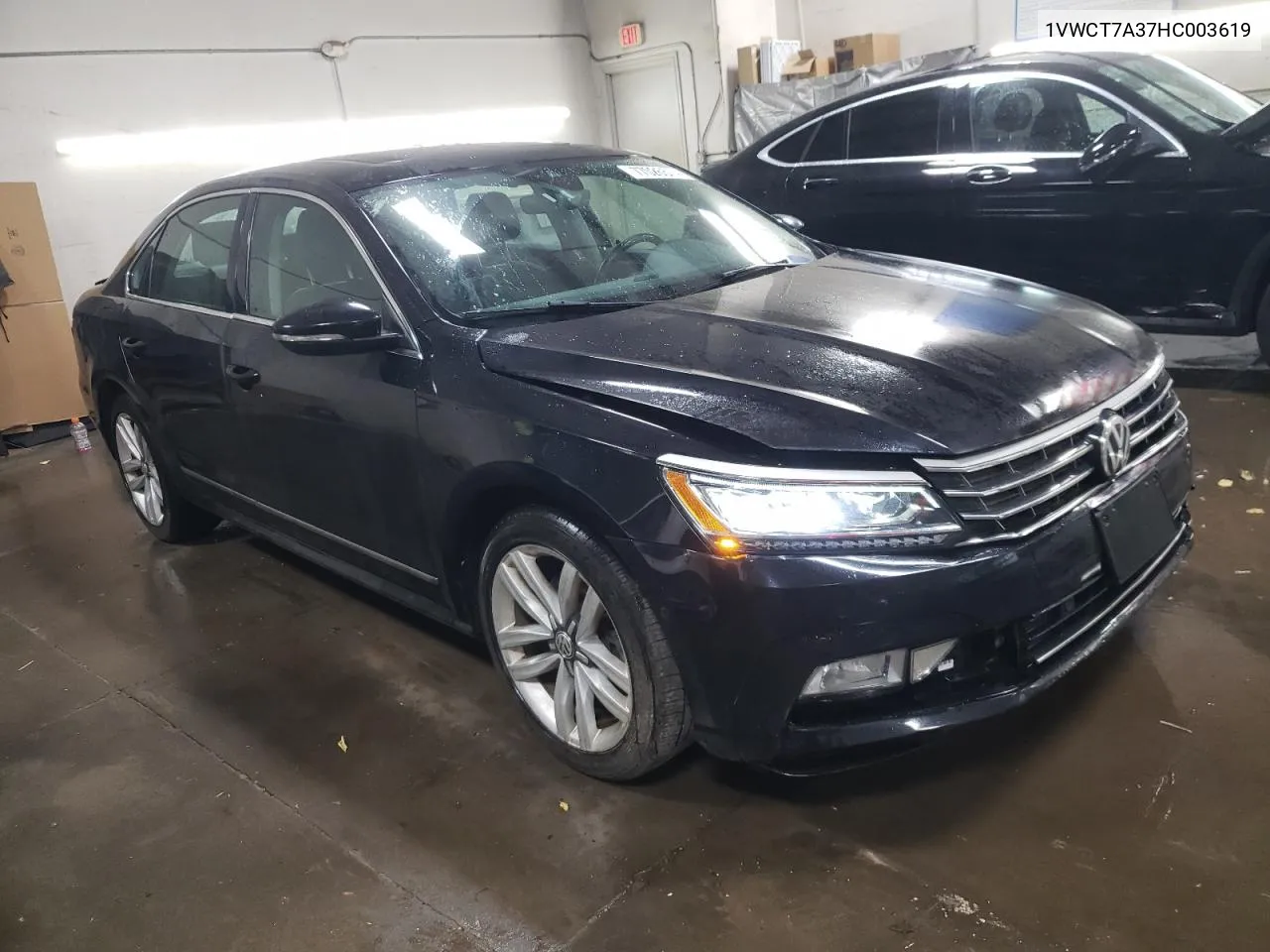 2017 Volkswagen Passat Sel Premium VIN: 1VWCT7A37HC003619 Lot: 77026574