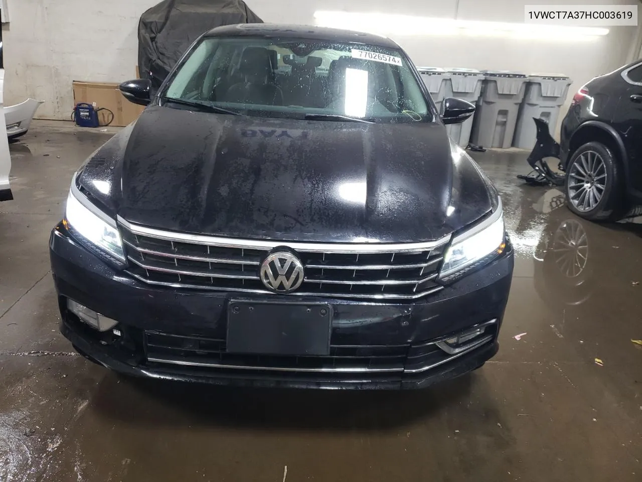 1VWCT7A37HC003619 2017 Volkswagen Passat Sel Premium