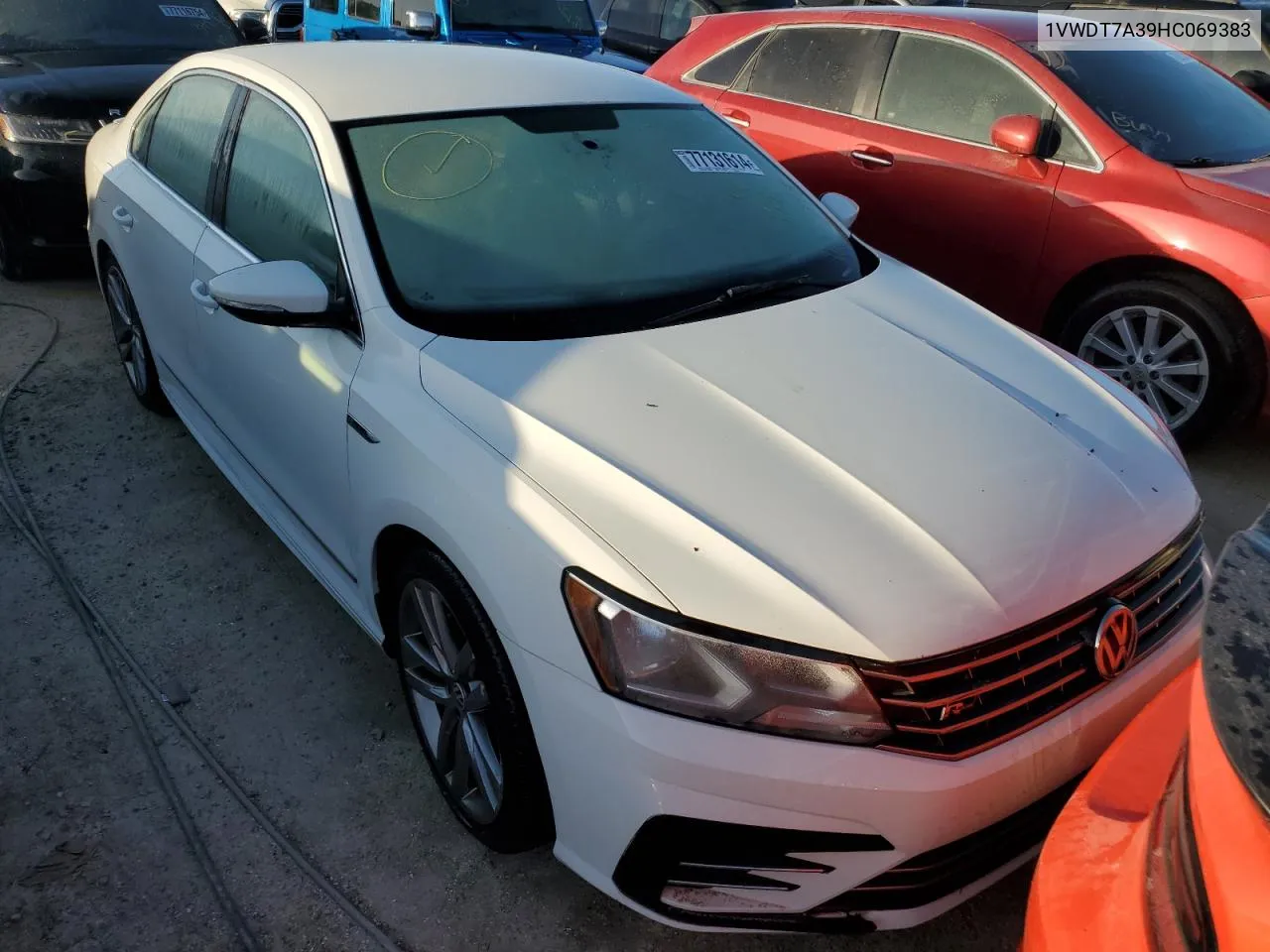 1VWDT7A39HC069383 2017 Volkswagen Passat R-Line