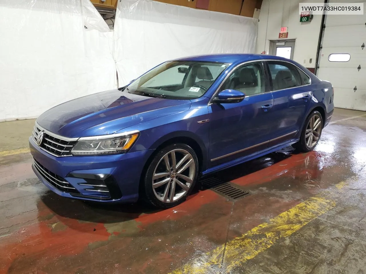 2017 Volkswagen Passat R-Line VIN: 1VWDT7A33HC019384 Lot: 77310714