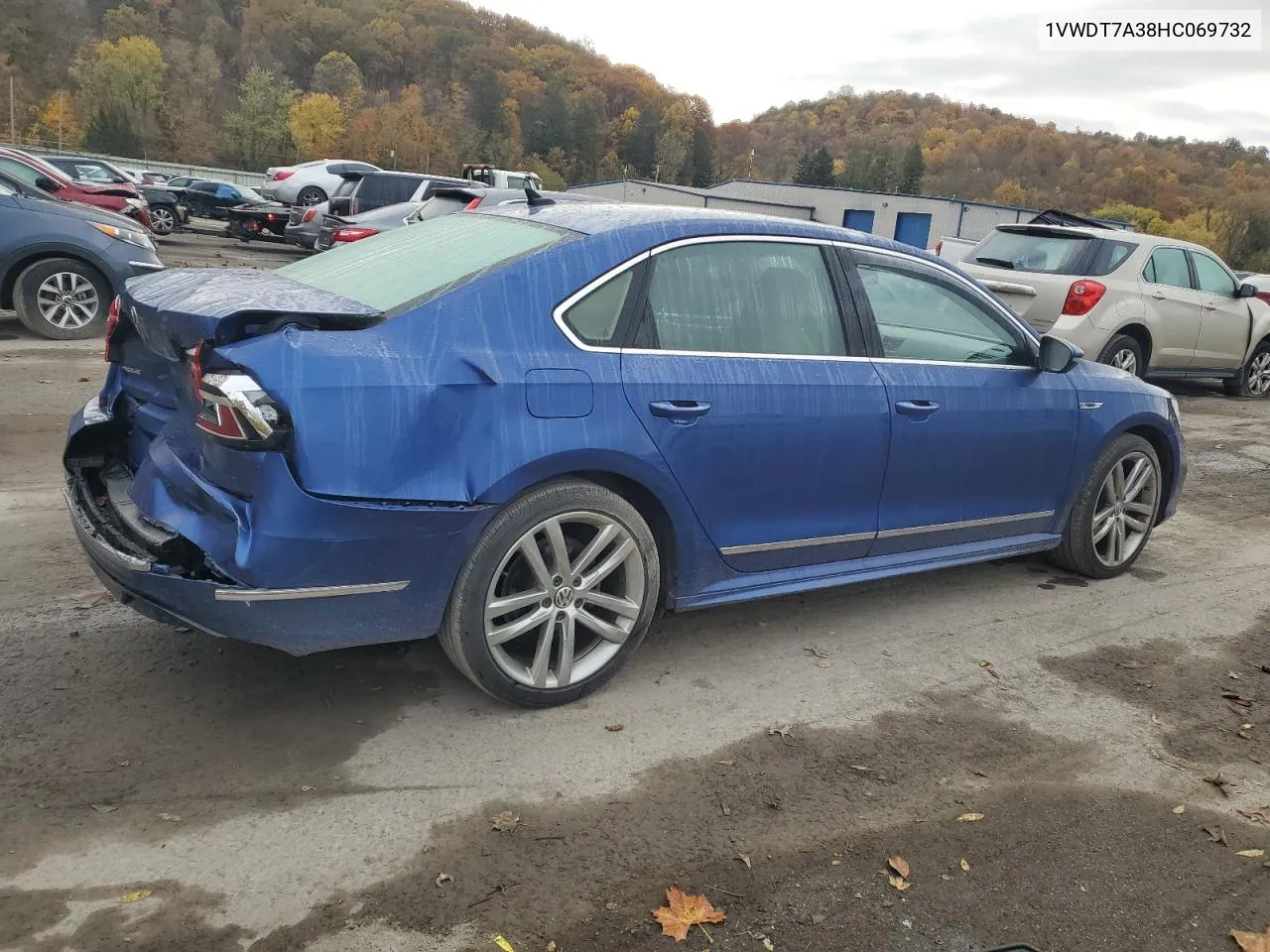 2017 Volkswagen Passat R-Line VIN: 1VWDT7A38HC069732 Lot: 77368804