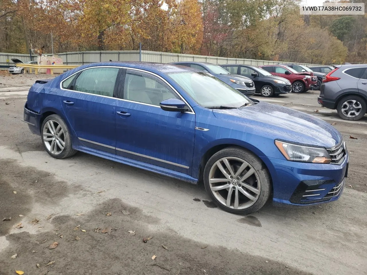 2017 Volkswagen Passat R-Line VIN: 1VWDT7A38HC069732 Lot: 77368804