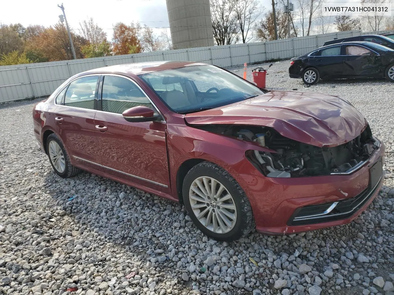 2017 Volkswagen Passat Se VIN: 1VWBT7A31HC041312 Lot: 77583734