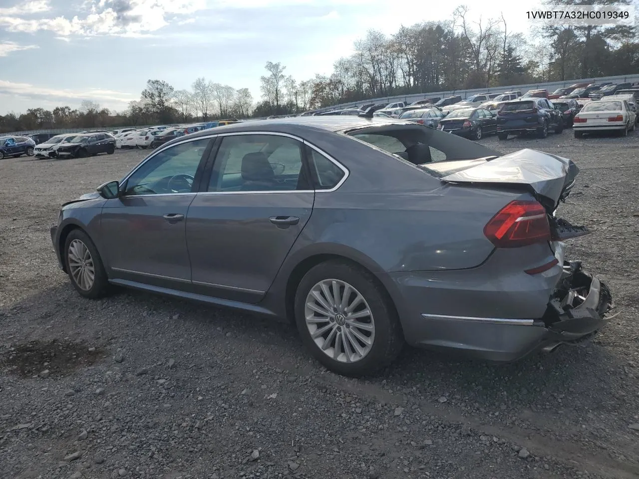 2017 Volkswagen Passat Se VIN: 1VWBT7A32HC019349 Lot: 77592944