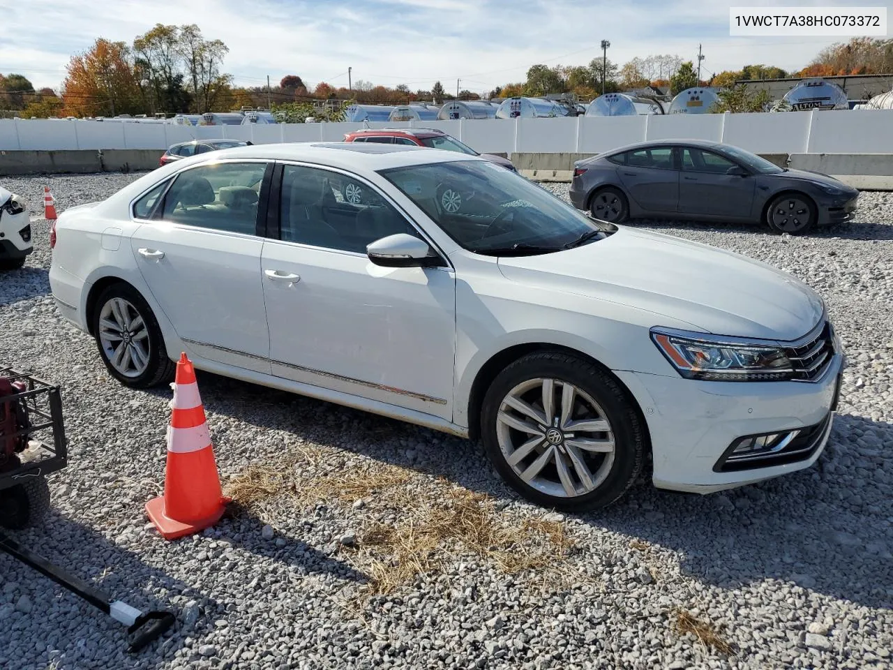 2017 Volkswagen Passat Sel Premium VIN: 1VWCT7A38HC073372 Lot: 77870254