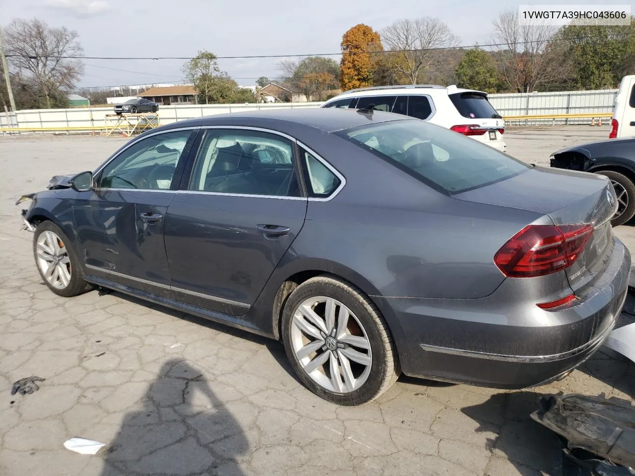 2017 Volkswagen Passat Se VIN: 1VWGT7A39HC043606 Lot: 77900904