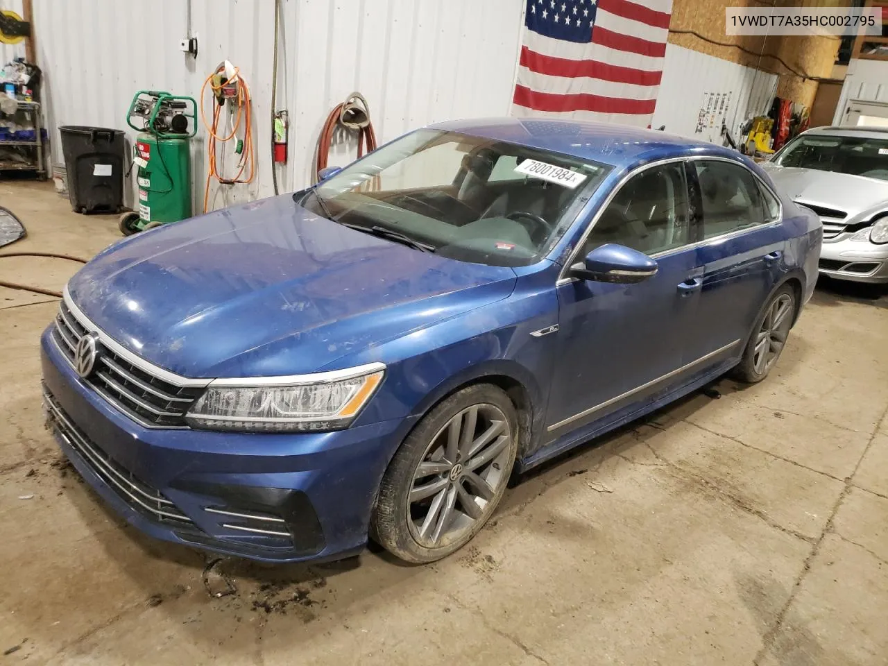 2017 Volkswagen Passat R-Line VIN: 1VWDT7A35HC002795 Lot: 78001984