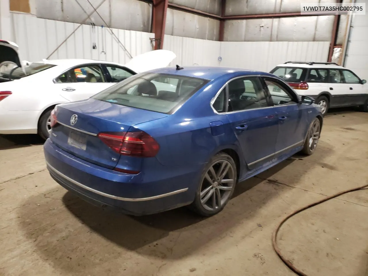 2017 Volkswagen Passat R-Line VIN: 1VWDT7A35HC002795 Lot: 78001984