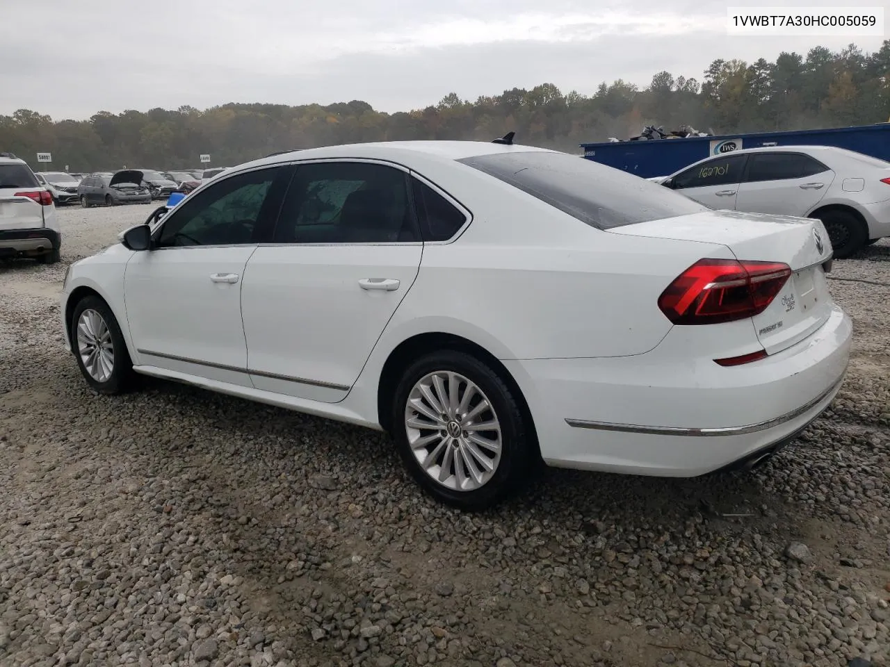 2017 Volkswagen Passat Se VIN: 1VWBT7A30HC005059 Lot: 78009174