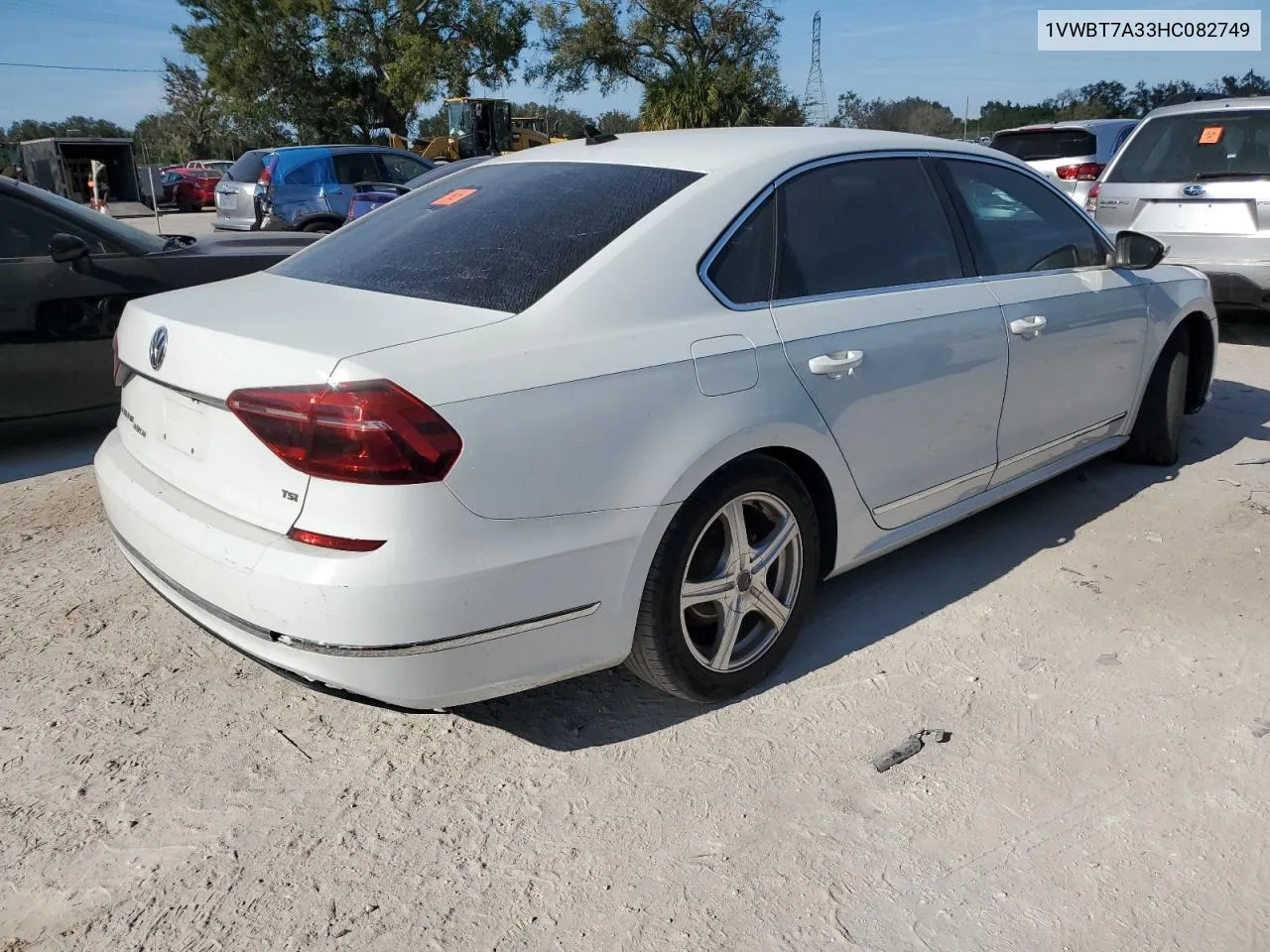 2017 Volkswagen Passat Se VIN: 1VWBT7A33HC082749 Lot: 78063764