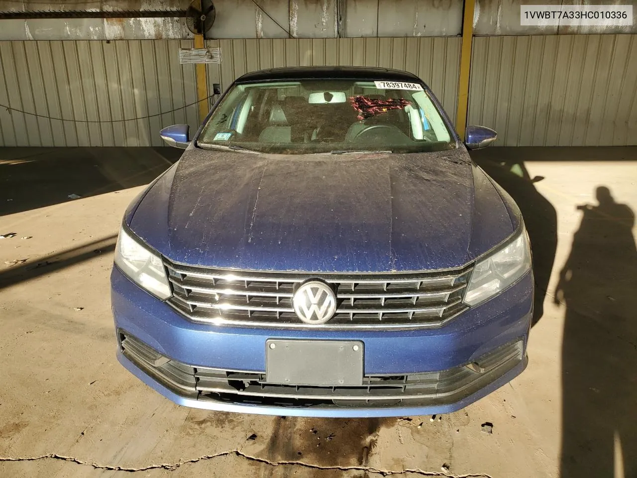 1VWBT7A33HC010336 2017 Volkswagen Passat Se