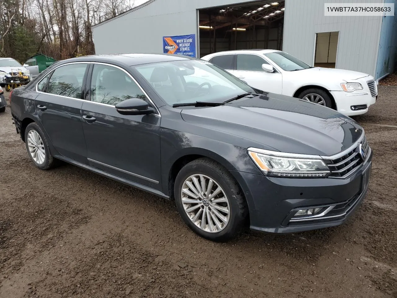 2017 Volkswagen Passat Se VIN: 1VWBT7A37HC058633 Lot: 78640154