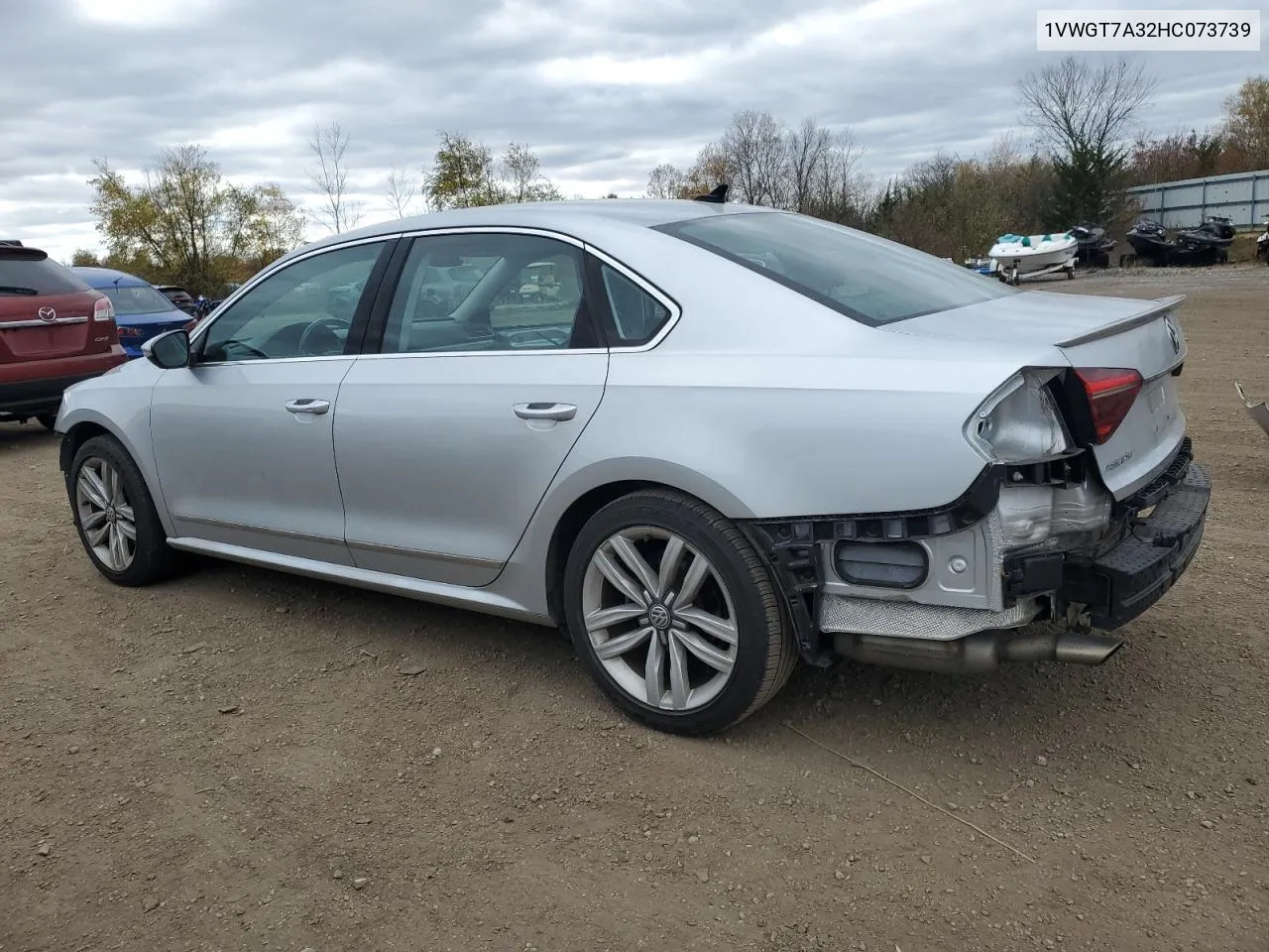 2017 Volkswagen Passat Se VIN: 1VWGT7A32HC073739 Lot: 78646724