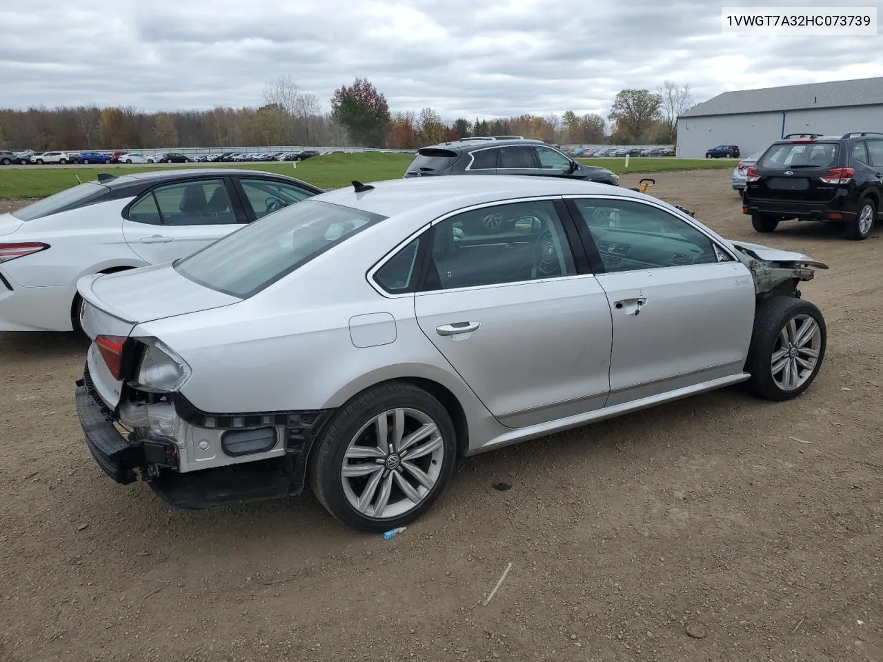 2017 Volkswagen Passat Se VIN: 1VWGT7A32HC073739 Lot: 78646724