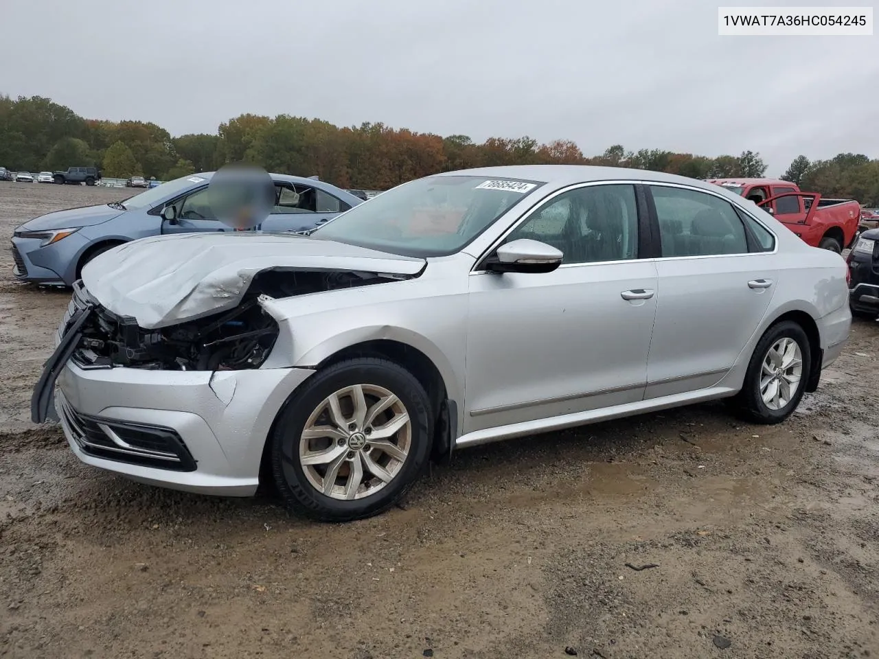 2017 Volkswagen Passat S VIN: 1VWAT7A36HC054245 Lot: 78685424