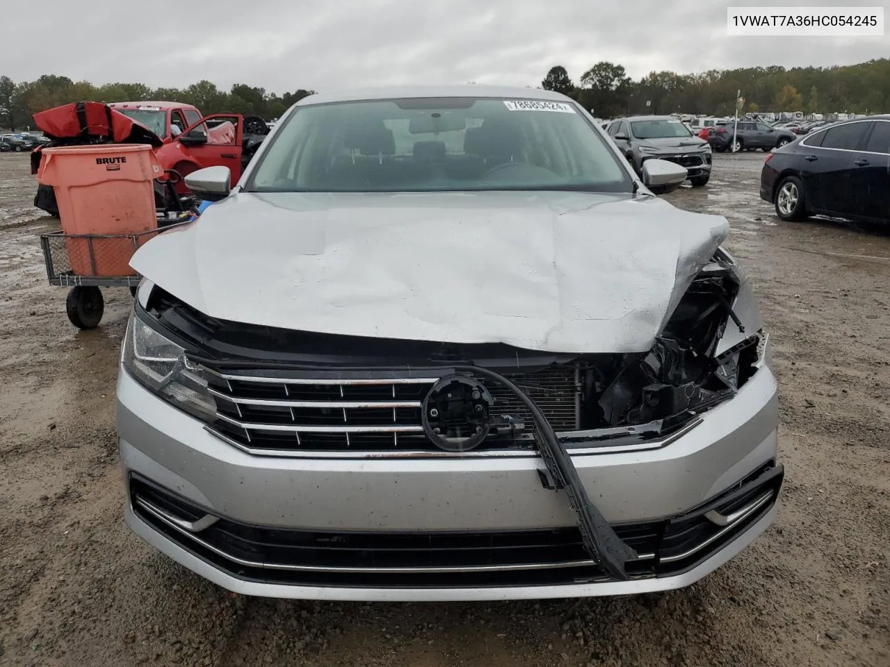 2017 Volkswagen Passat S VIN: 1VWAT7A36HC054245 Lot: 78685424