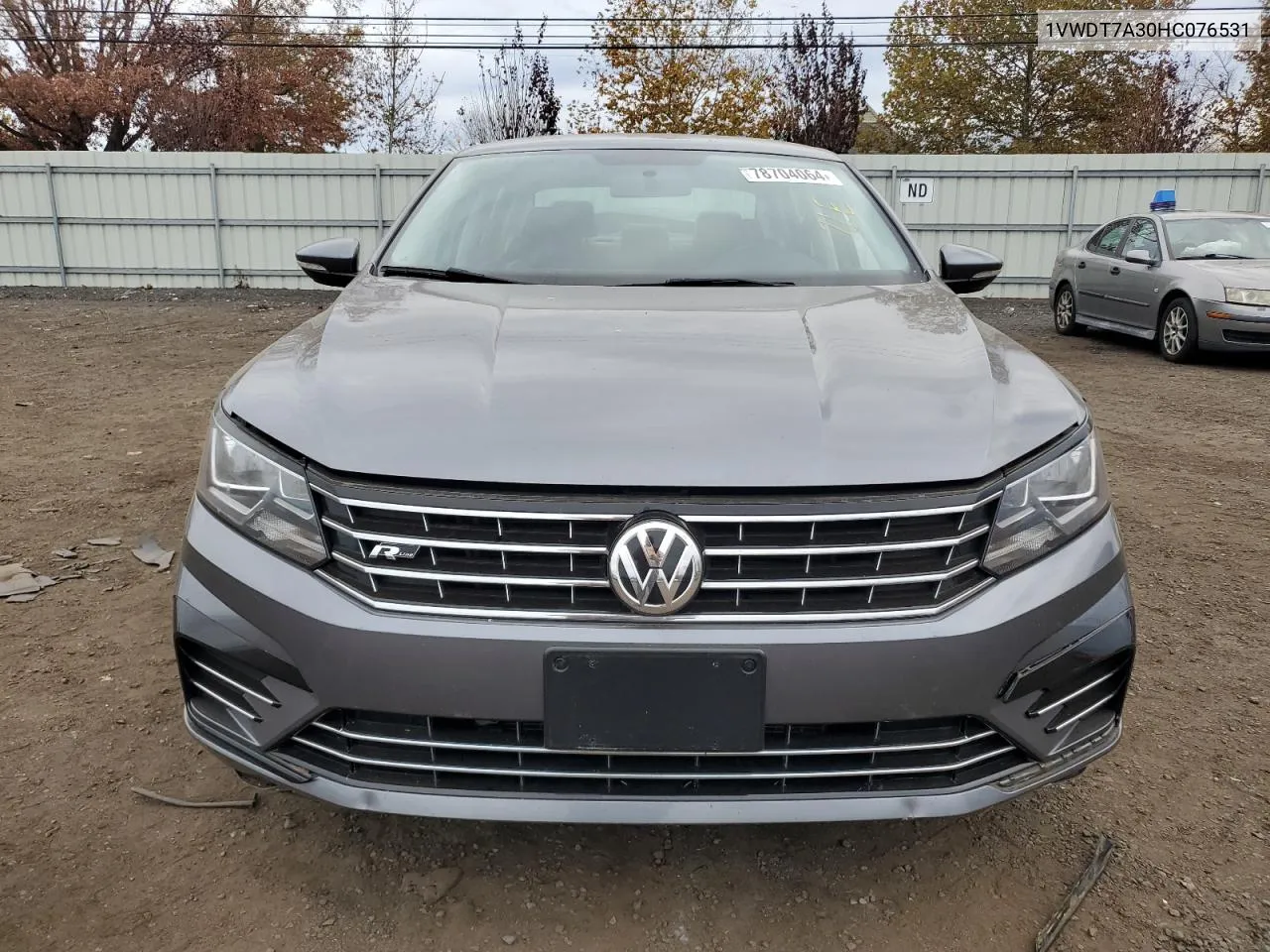 2017 Volkswagen Passat R-Line VIN: 1VWDT7A30HC076531 Lot: 78704064