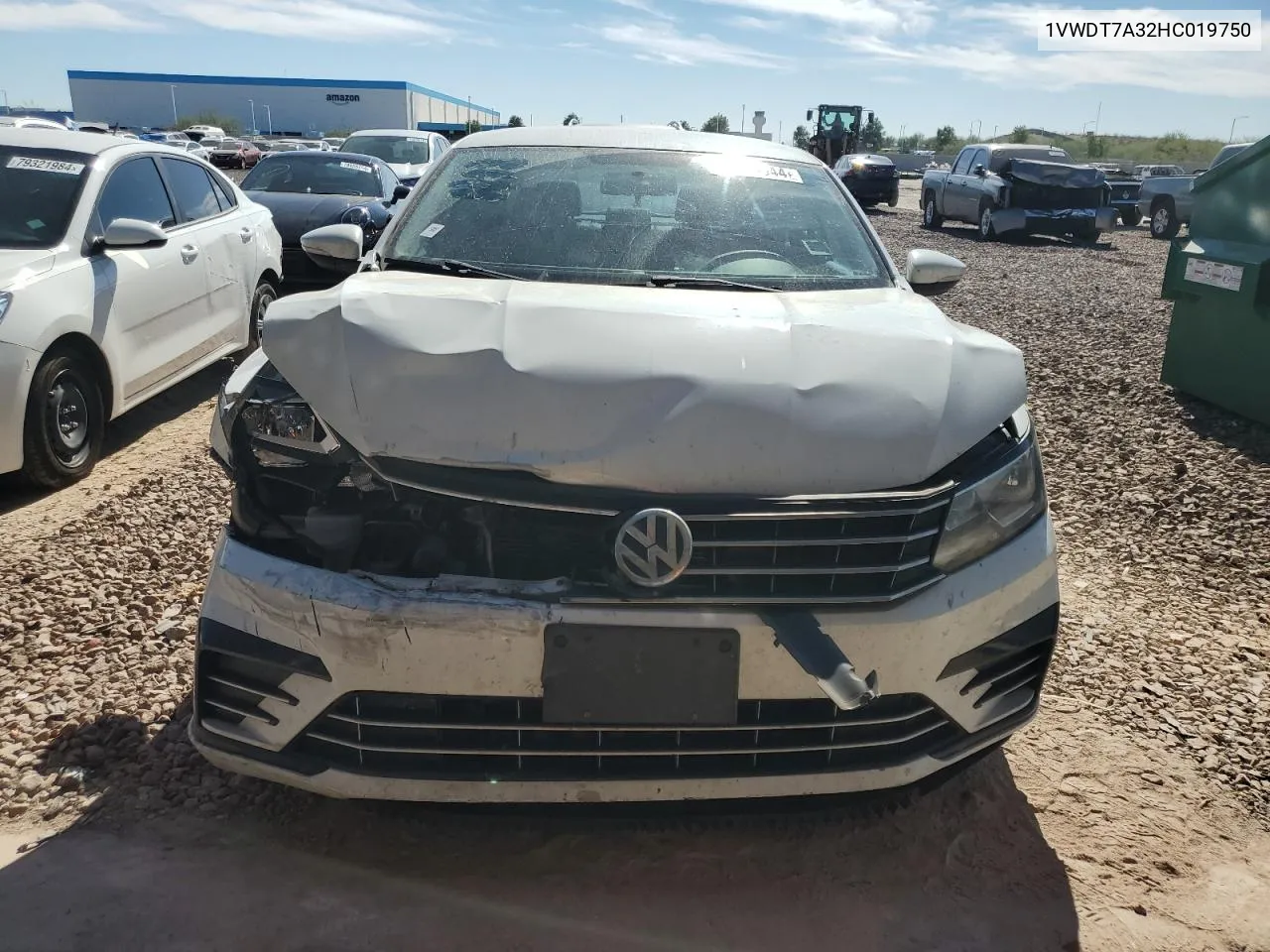 2017 Volkswagen Passat R-Line VIN: 1VWDT7A32HC019750 Lot: 79139944