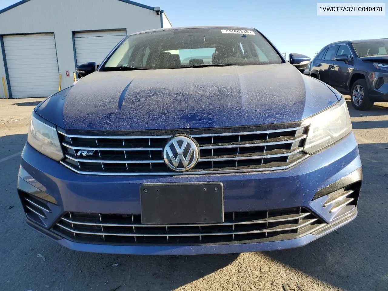 2017 Volkswagen Passat R-Line VIN: 1VWDT7A37HC040478 Lot: 79248334