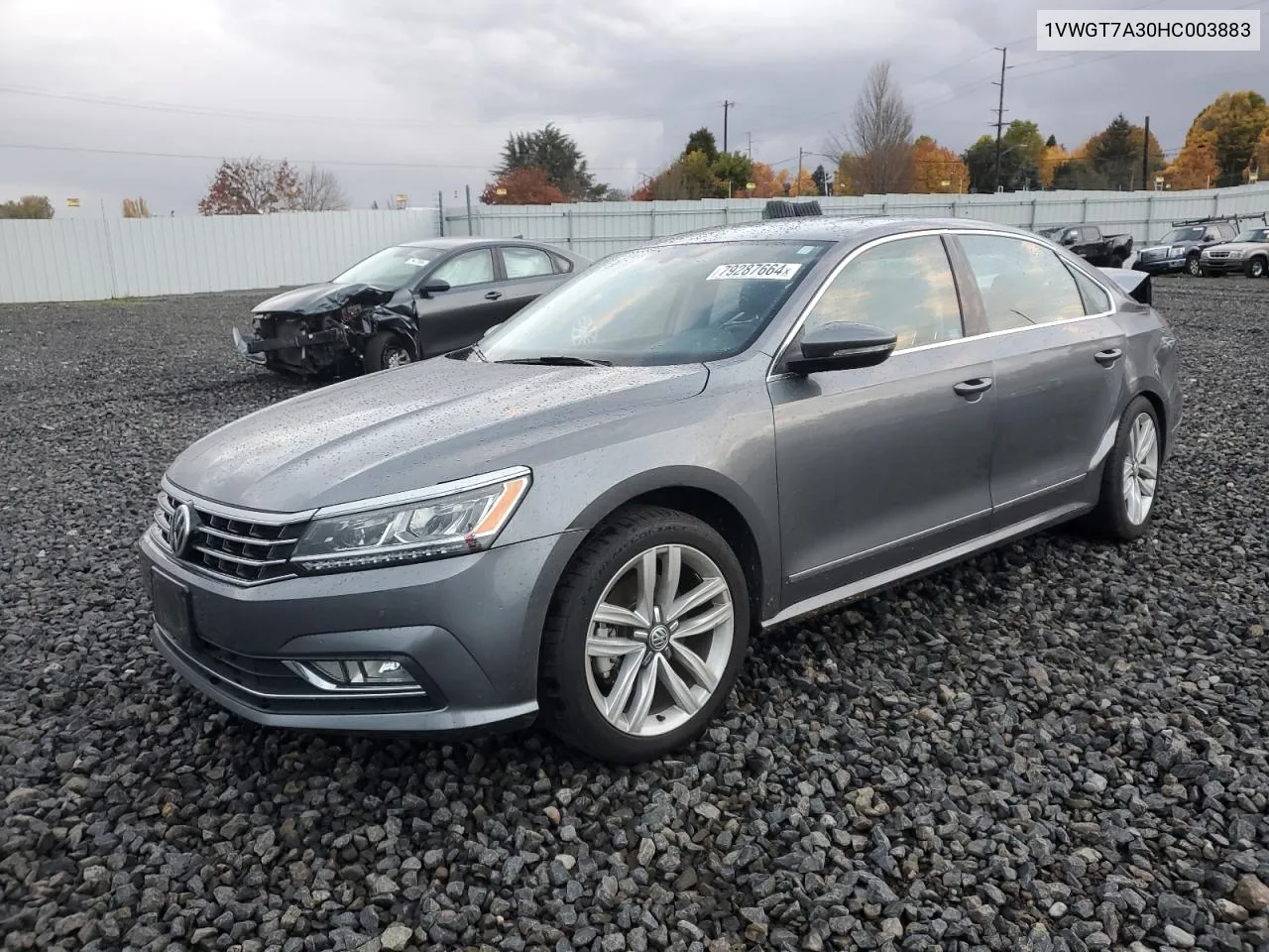 2017 Volkswagen Passat Se VIN: 1VWGT7A30HC003883 Lot: 79287664