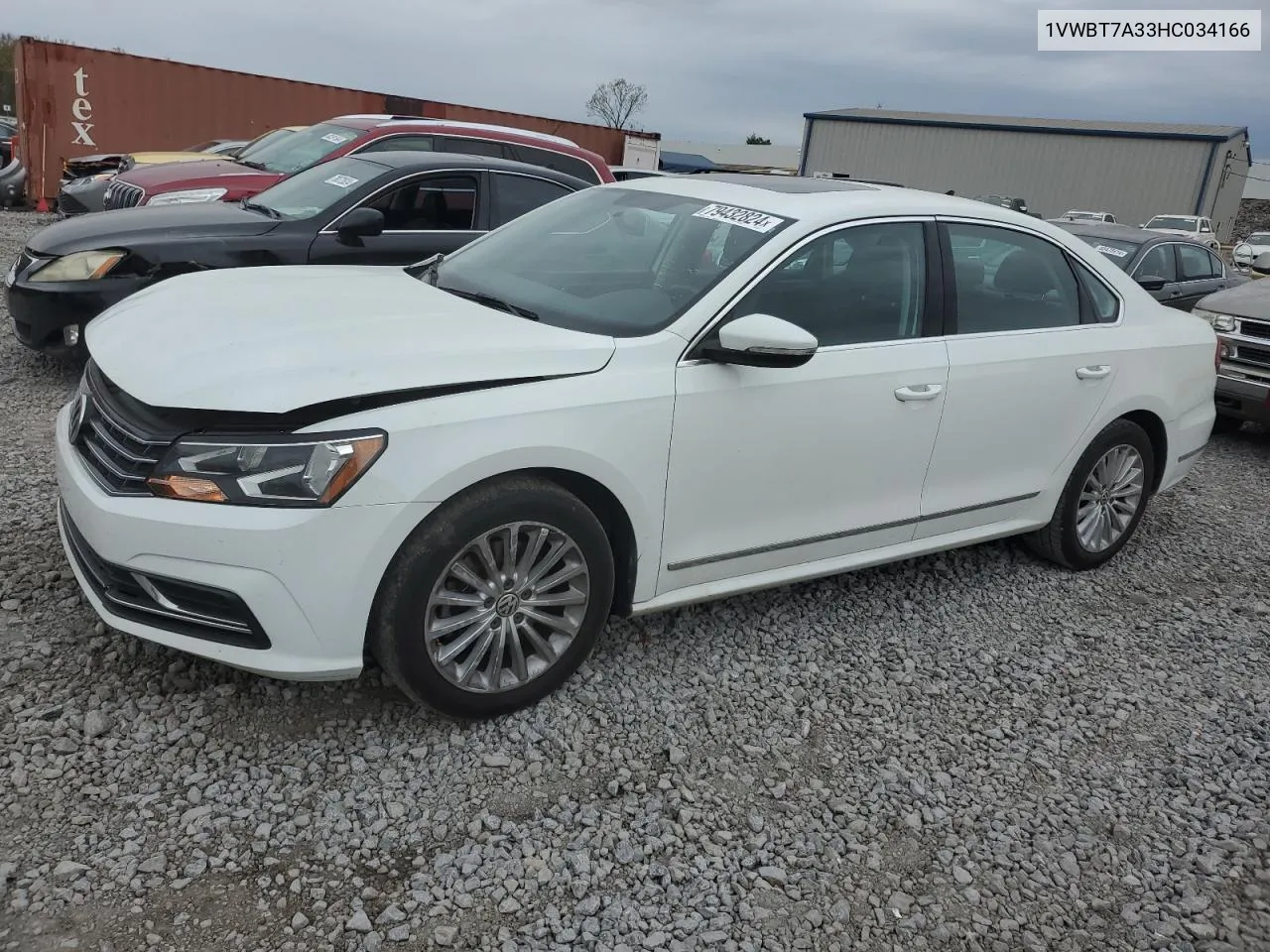 2017 Volkswagen Passat Se VIN: 1VWBT7A33HC034166 Lot: 79432824