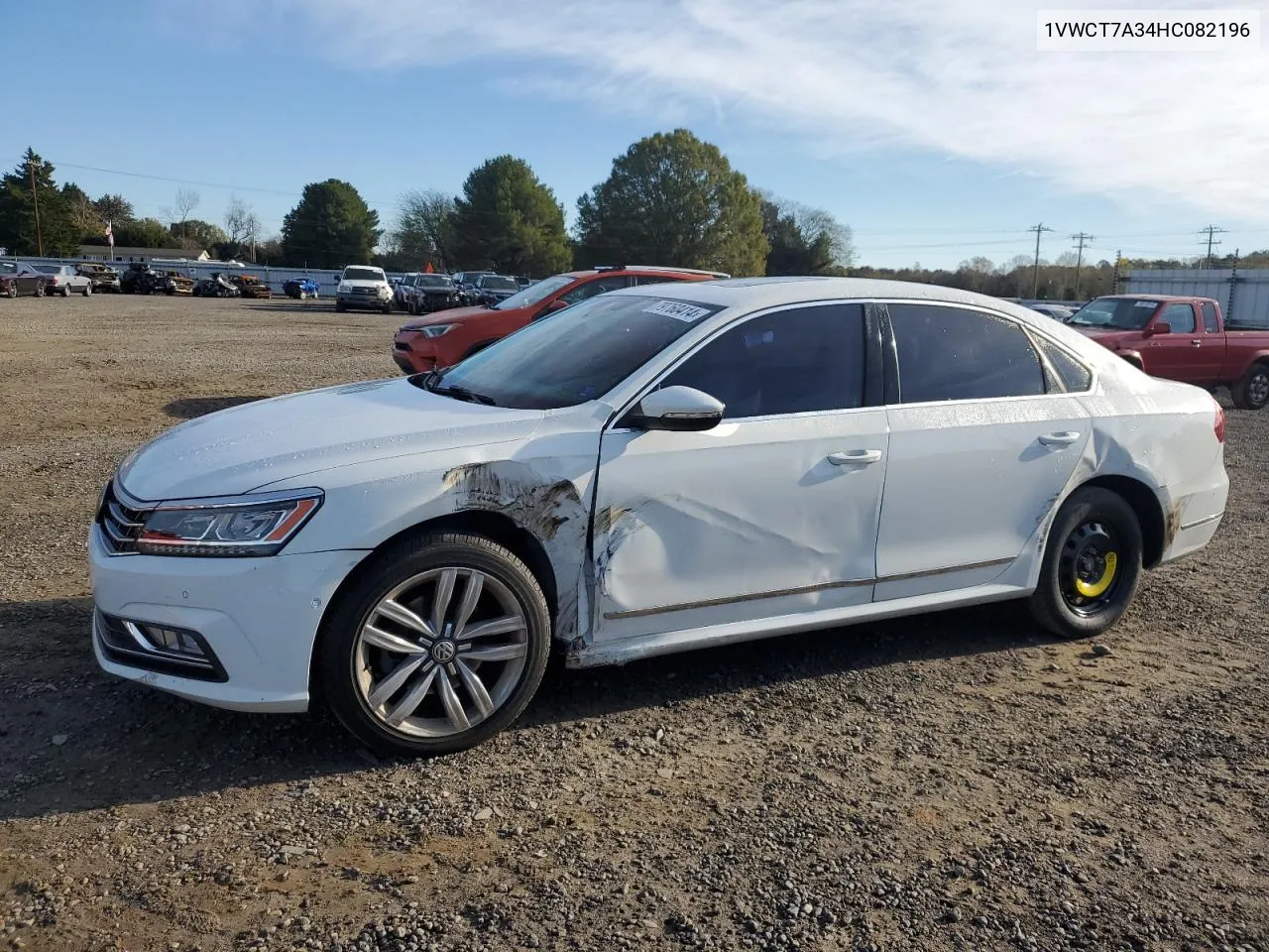 2017 Volkswagen Passat Sel Premium VIN: 1VWCT7A34HC082196 Lot: 79760414