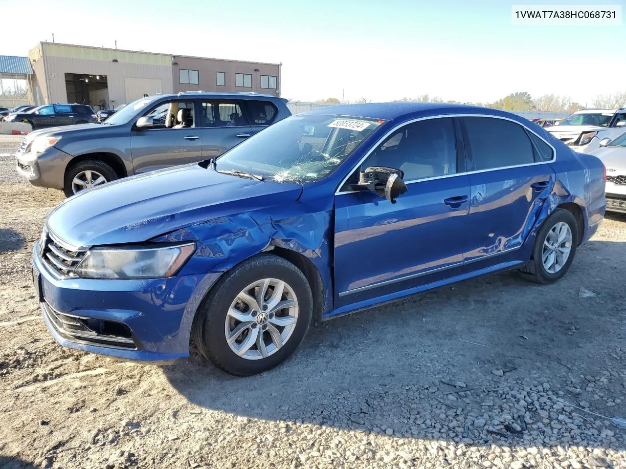 2017 Volkswagen Passat S VIN: 1VWAT7A38HC068731 Lot: 80033724