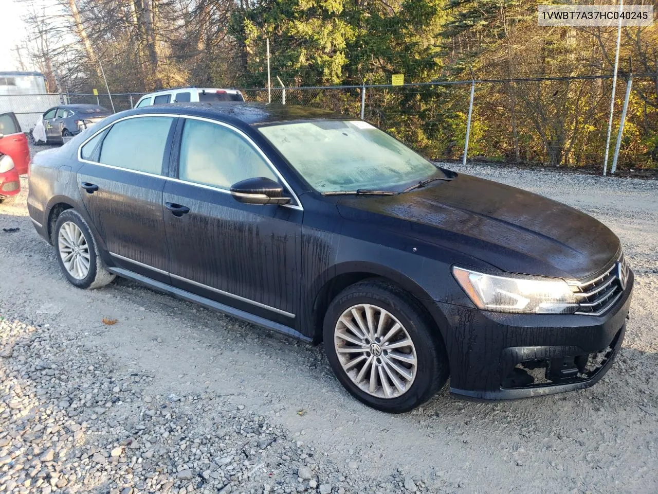 2017 Volkswagen Passat Se VIN: 1VWBT7A37HC040245 Lot: 80878454