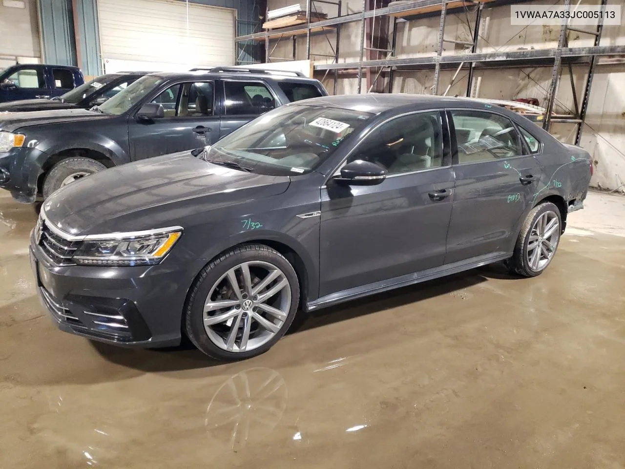 2018 Volkswagen Passat S VIN: 1VWAA7A33JC005113 Lot: 42864124