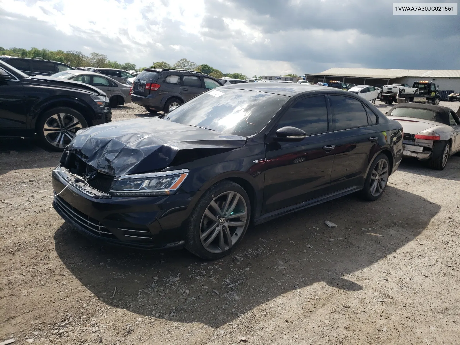 2018 Volkswagen Passat S VIN: 1VWAA7A30JC021561 Lot: 51390884