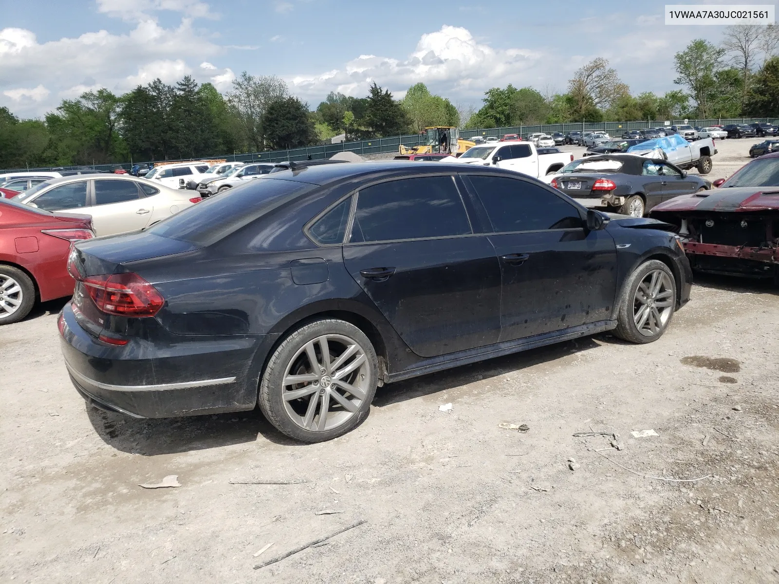 2018 Volkswagen Passat S VIN: 1VWAA7A30JC021561 Lot: 51390884