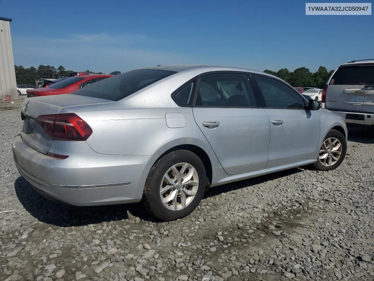 2018 Volkswagen Passat S VIN: 1VWAA7A32JC050947 Lot: 53134684