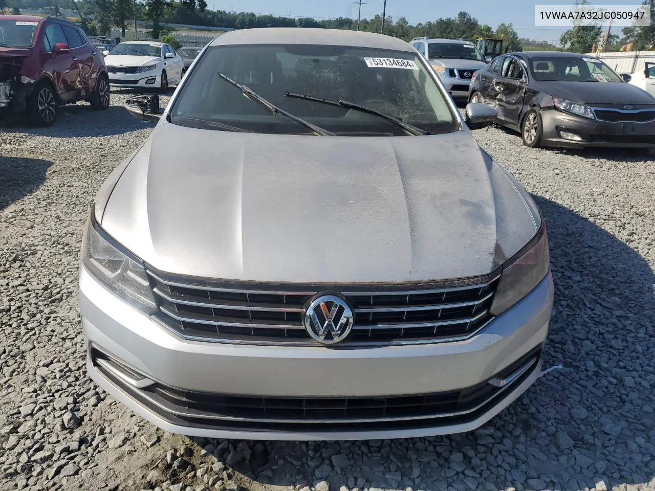 2018 Volkswagen Passat S VIN: 1VWAA7A32JC050947 Lot: 53134684