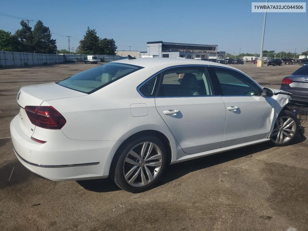 2018 Volkswagen Passat Se VIN: 1VWBA7A32JC044506 Lot: 53390704