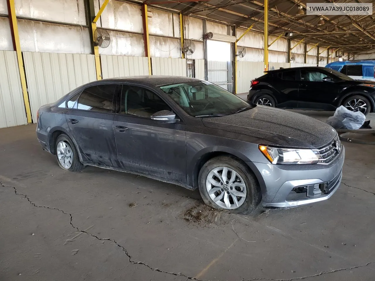 1VWAA7A39JC018089 2018 Volkswagen Passat S