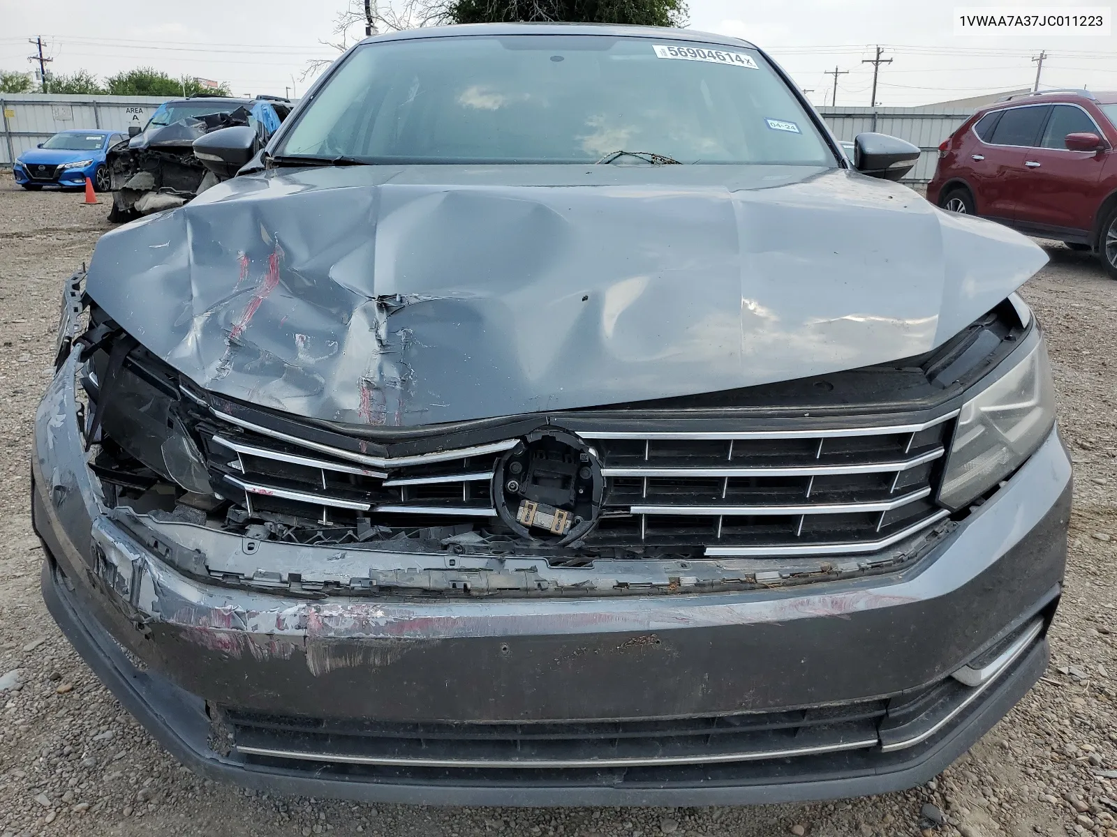 1VWAA7A37JC011223 2018 Volkswagen Passat S