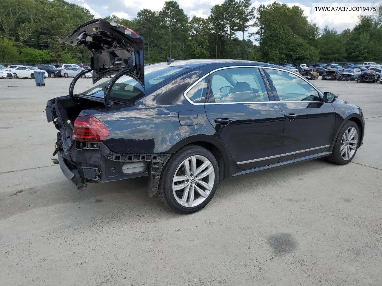 2018 Volkswagen Passat Sel Premium VIN: 1VWCA7A37JC019475 Lot: 60122624