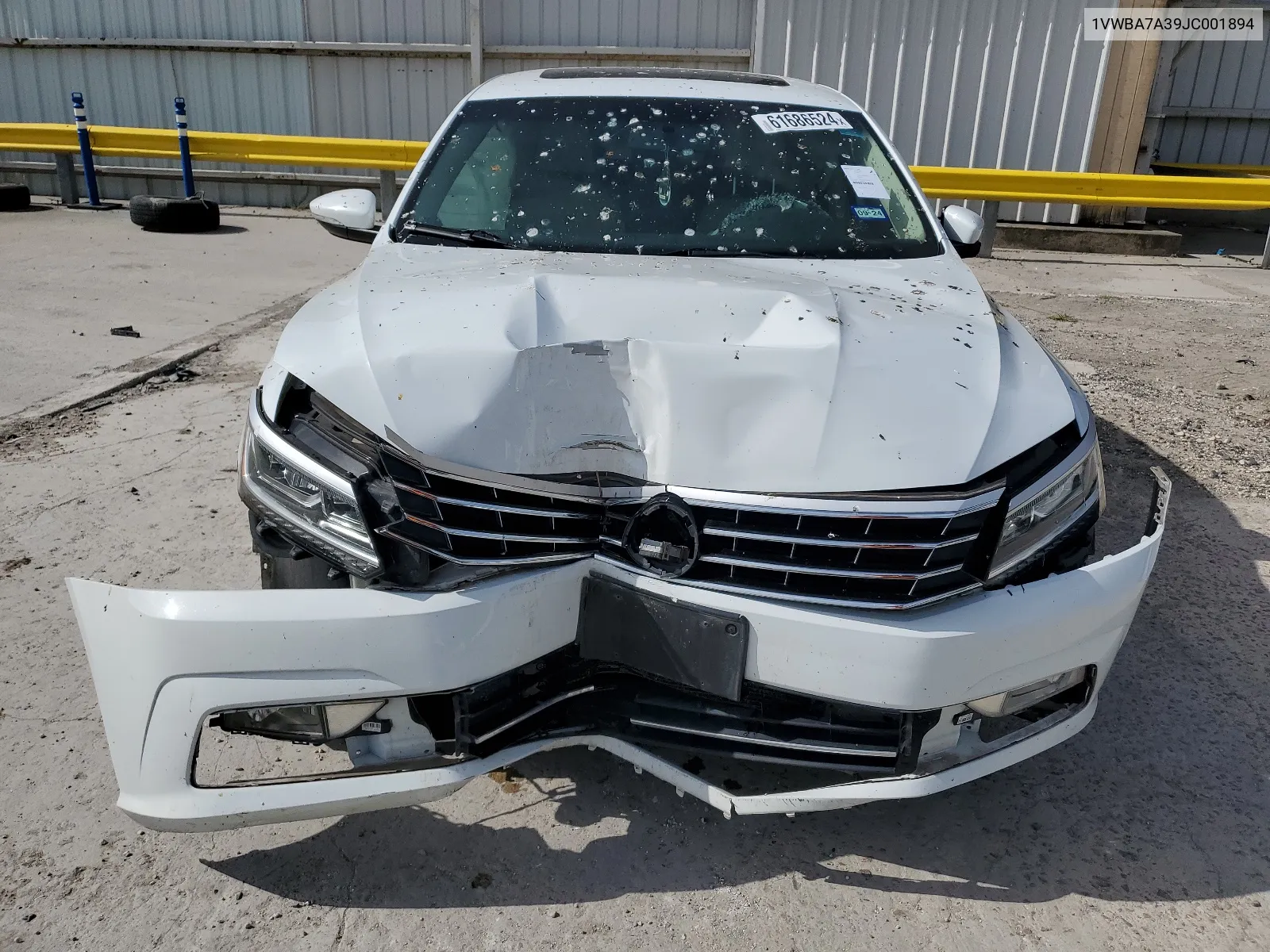 2018 Volkswagen Passat Se VIN: 1VWBA7A39JC001894 Lot: 61686524