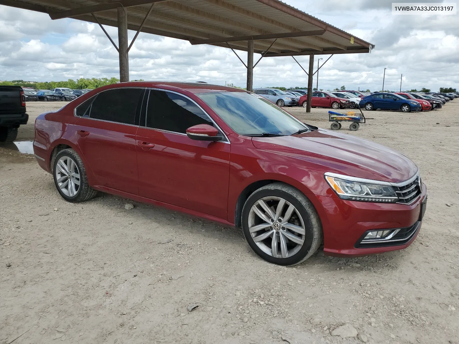 2018 Volkswagen Passat Se VIN: 1VWBA7A33JC013197 Lot: 64578714