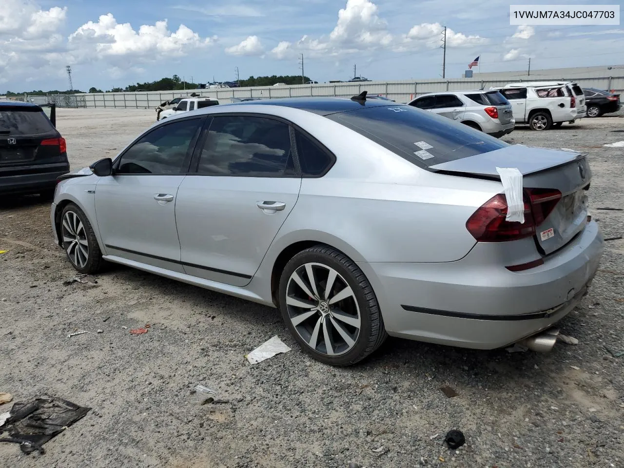 2018 Volkswagen Passat Gt VIN: 1VWJM7A34JC047703 Lot: 65055124