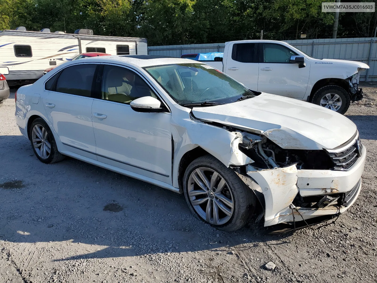 1VWCM7A35JC016503 2018 Volkswagen Passat Sel Premium