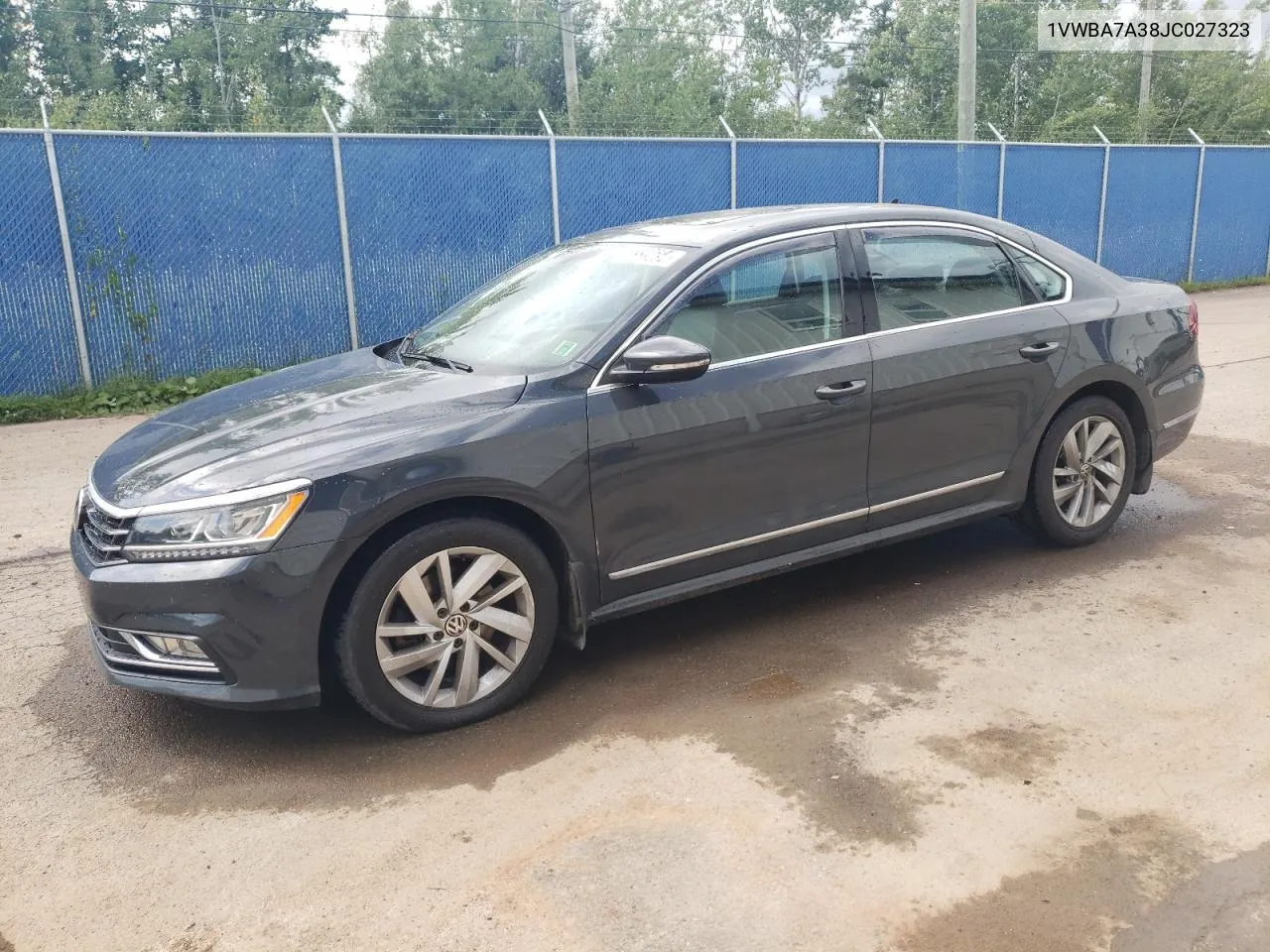 2018 Volkswagen Passat Se VIN: 1VWBA7A38JC027323 Lot: 68339654