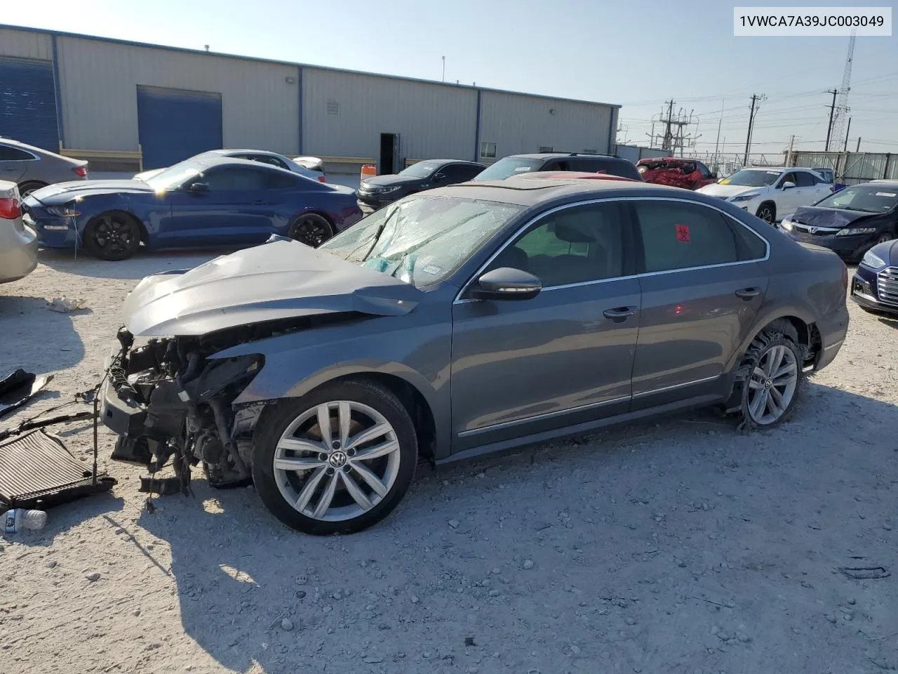 1VWCA7A39JC003049 2018 Volkswagen Passat Sel Premium